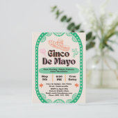 Fiesta Fantástica: Cinco de Mayo Viering Briefkaart (Staand voorkant)