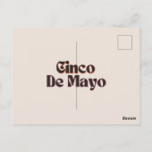 Fiesta Fantástica: Cinco de Mayo Viering Briefkaart (Achterkant)