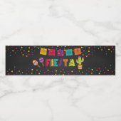 Fiesta Feest Waterfles Label Etiket (Enkel label)