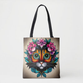 Fiesta Feline Tote Bag