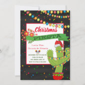 Fiesta Feliz navidad kerstparty Kaart (Voorkant)