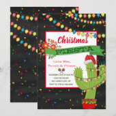 Fiesta Feliz navidad kerstparty Kaart (Voorkant / Achterkant)