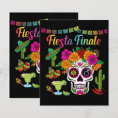 "Fiesta Finale" Kleurrijke Suiker Schedel Jonggeze (Voorkant / Achterkant)