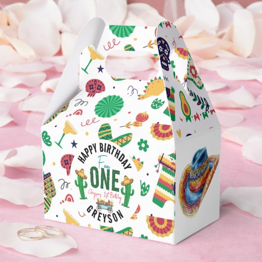 Fiesta First | 1e verjaardag Bedankdoosjes (Huwelijk)