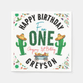 Fiesta First | 1e verjaardag Servet (Voorkant)