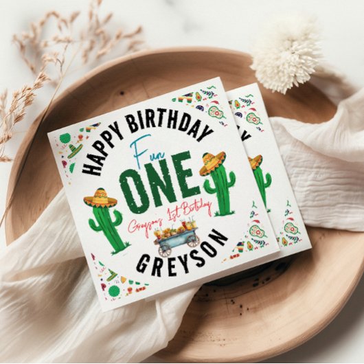 Fiesta First | 1e verjaardag Servet