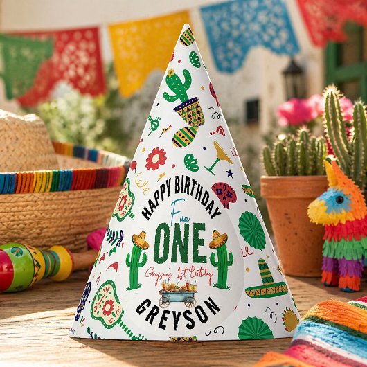 Fiesta First | 1e verjaardagsfeestje Feesthoedjes