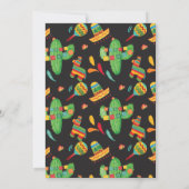 Fiesta First Birthday Invitation Kaart (Achterkant)