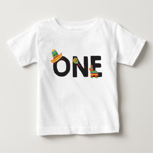 Fiesta First Birthday Shirt (Voorkant)