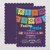 Fiesta Flags Uitnodiging (Voorkant / Achterkant)