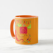 Fiesta Flame Spirit oranje Mok (Voorkant links)