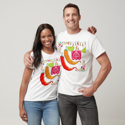 Fiesta Flame Spirit wit T-shirt (Unisex)