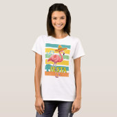 Fiesta Flamingo Cinco De Mayo T-shirt (Voorkant volledig)