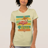 Fiesta Flamingo Cinco De Mayo T-shirt (Voorkant)