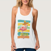 Fiesta Flamingo Cinco De Mayo Tanktop (Voorkant)