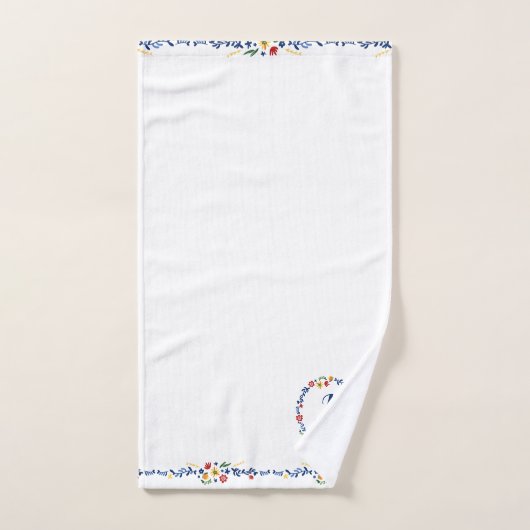 Fiesta Floral Bad Handdoek (Handdoek)