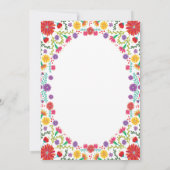 Fiesta Floral Bridal Shower Uitnodiging (Achterkant)
