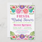 Fiesta Floral Bridal Shower Uitnodiging (Voorkant)