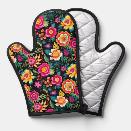 Fiesta Floral Extravaganza Ovenwant (Voorkant / Achterkant)