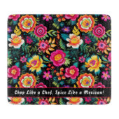  Fiesta Floral Extravaganza Snijplank (Voorkant)