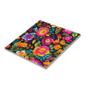 Fiesta Floral Extravaganza Tegeltje (Zijkant)