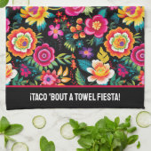  Fiesta Floral Extravaganza Theedoek (Gevouwen)