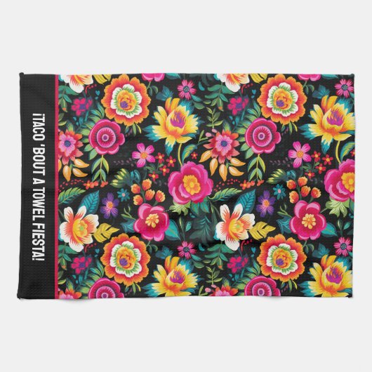 Fiesta Floral Extravaganza Theedoek (Horizontaal)