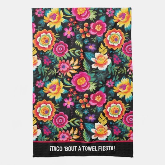  Fiesta Floral Extravaganza Theedoek (Verticaal)