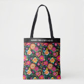 Fiesta Floral Extravaganza Tote Bag (Voorkant)