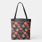  Fiesta Floral Extravaganza Tote Bag (Achterkant)