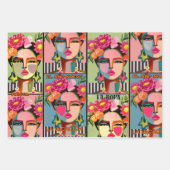 Fiesta Floral Inpakpapier Vel (Voorkant 3)