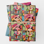 Fiesta Floral Inpakpapier Vel (In situ)