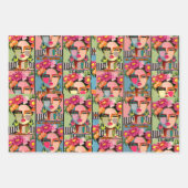 Fiesta Floral Inpakpapier Vel (Voorkant)