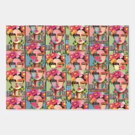 Fiesta Floral Inpakpapier Vel