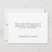 Fiesta Floral Kleurrijke Wildflowers Wedding Bedankkaart (Achterkant)