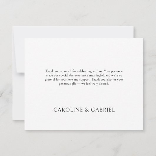 Fiesta Floral Kleurrijke Wildflowers Wedding Bedankkaart (Achterkant)