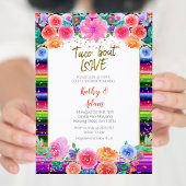 Fiesta Floral Taco over Love Couples DOUCHE Kaart