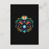 Fiesta Floral Wedding Details Informatiekaartje (Achterkant)