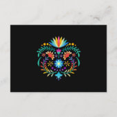 Fiesta Floral Wedding QR Details Informatiekaartje (Achterkant)