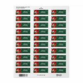 Fiesta Flower 2555 Address Etiket (Full Sheet)