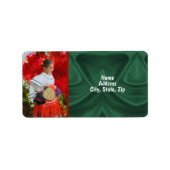 Fiesta Flower 2555 Address Etiket (Voorkant)