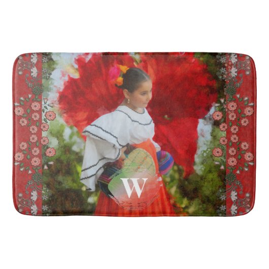 Fiesta Flower 2555 Badmat (Voorkant)