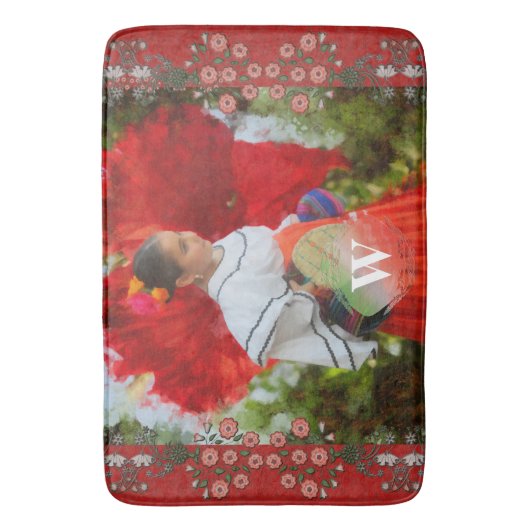 Fiesta Flower 2555 Badmat (Voorkant Verticaal)