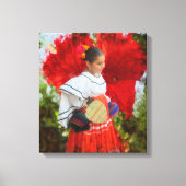 Fiesta Flower 2555 Canvas Art Print (Voorkant)