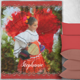 Fiesta Flower 2555 Fleece Deken