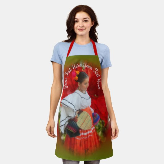 Fiesta Flower 2555 Schort (Gedragen)