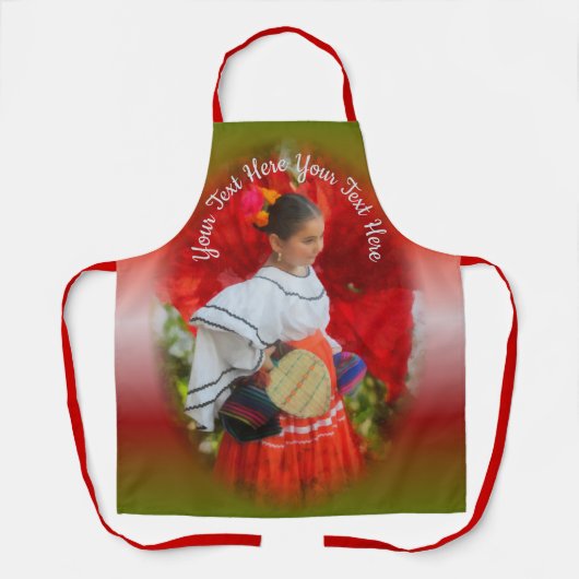 Fiesta Flower 2555 Schort (Voorkant)