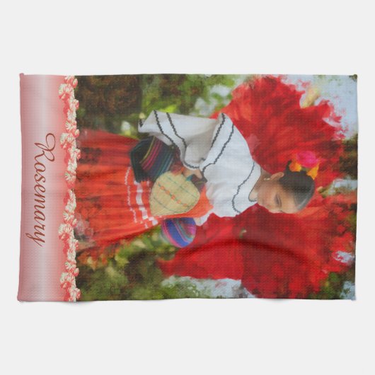 Fiesta Flower 2555 Theedoek (Horizontaal)