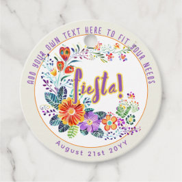 FIESTA Folkart Bloemen Custom Bedankjes Labels