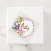 FIESTA Folkart Bloemen Custom Bedankjes Labels (In situ)